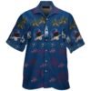 Atlanta Braves Hawaiian Shirts Blue Helmet Pattern MLB Aloha Shirt Gift For Fans 1