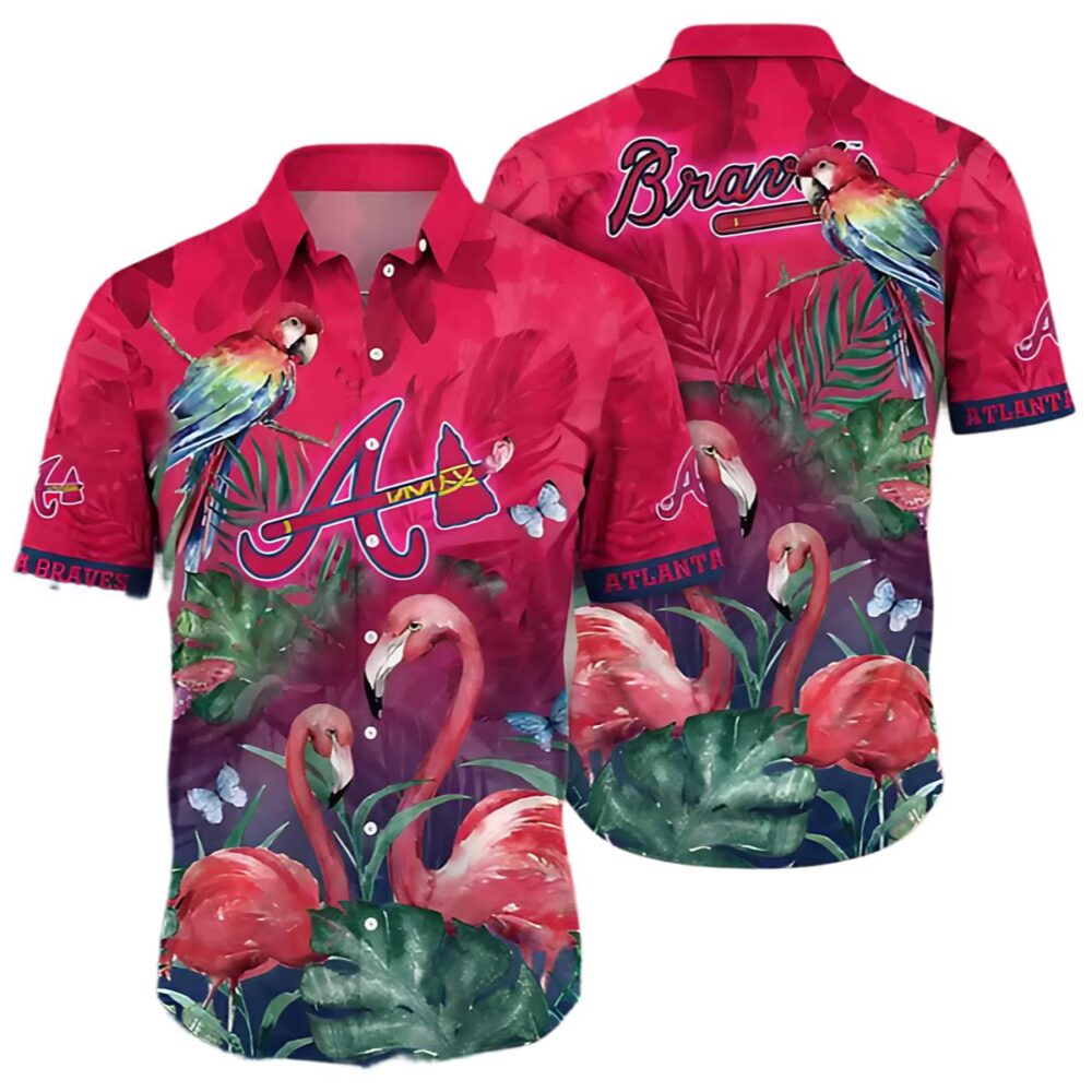 Atlanta Braves Mlb Hawaiian Shirt Sun soaked Aloha Shirt MLB Aloha Shirt Gift For Fans 1