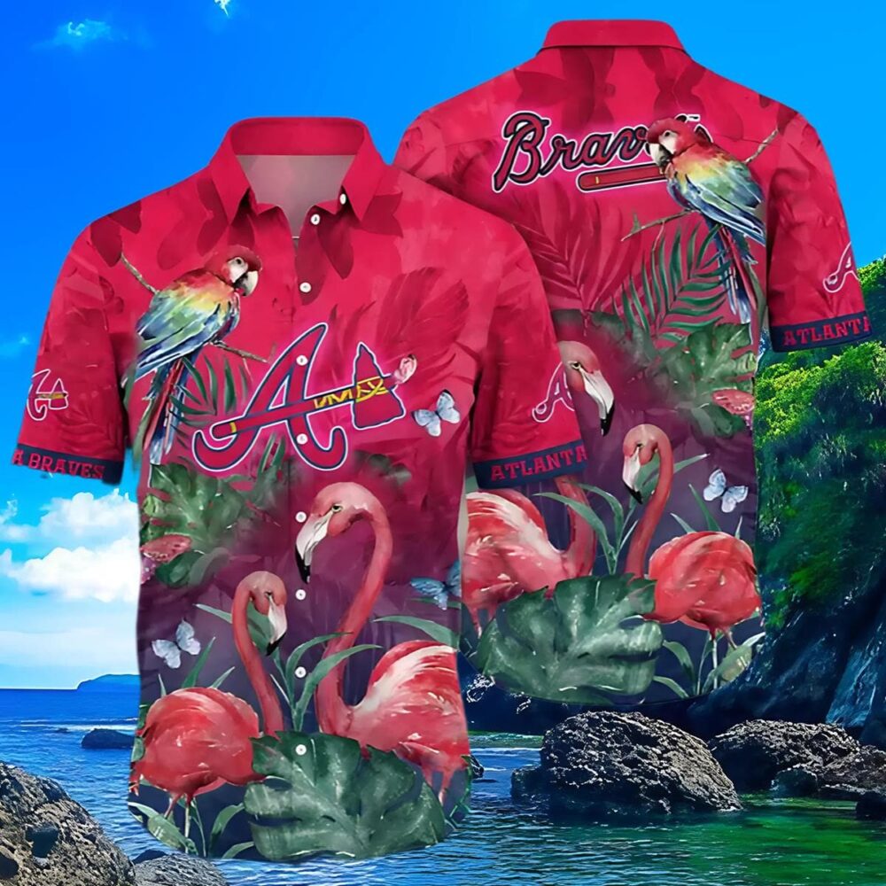 Atlanta Braves Mlb Hawaiian Shirt Sun soaked Aloha Shirt MLB Aloha Shirt Gift For Fans 3