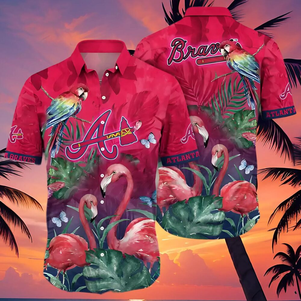 Atlanta Braves Mlb Hawaiian Shirt Sun soaked Aloha Shirt MLB Aloha Shirt Gift For Fans 4