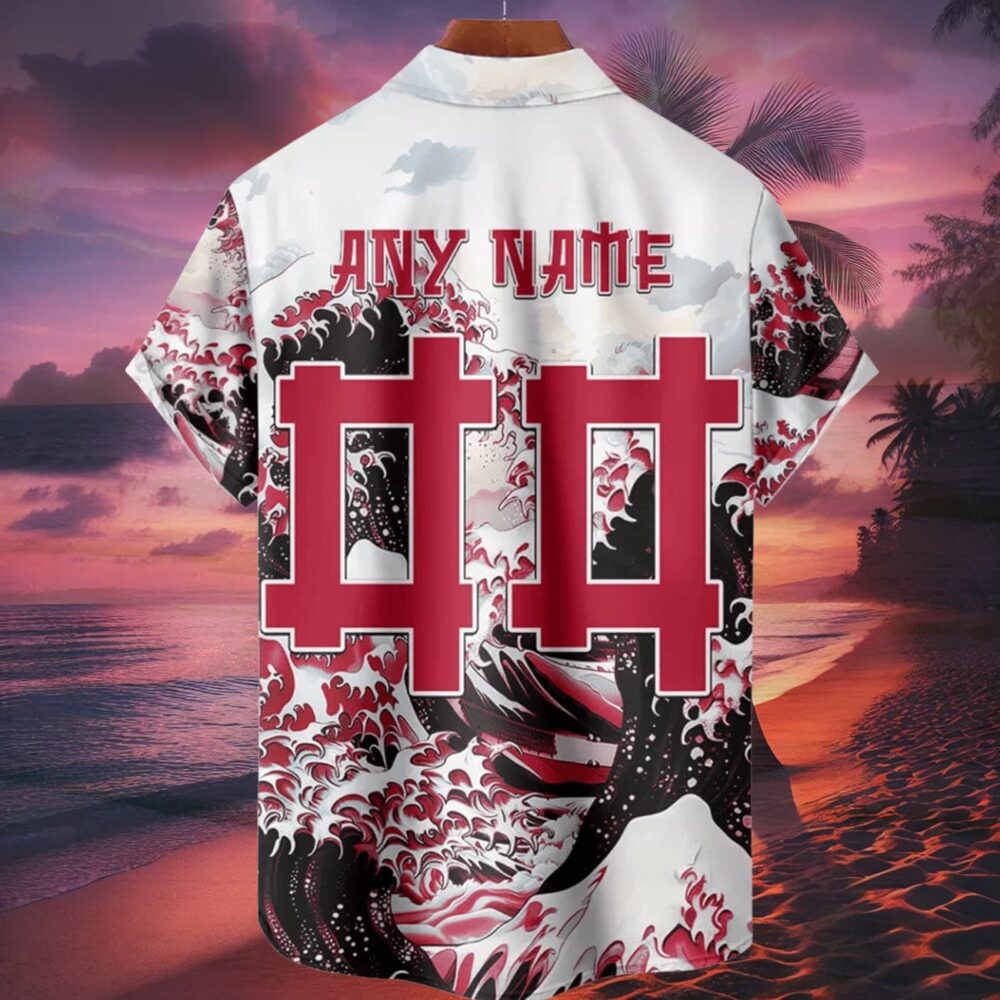 Atlanta Falcons Great Wave Hawaiian Shirt Personalized Name And Number NFL Gift For Fans 2