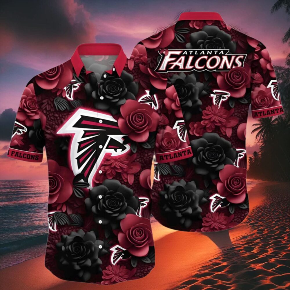 Atlanta Falcons Hawaiian Shirt Flower Aloha NFL Gifts For Fans 2