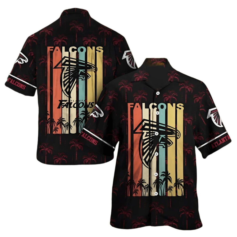 Atlanta Falcons Hawaiian Shirts Retro NFL Gifts For Fans 1