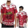 Baby Yoda Boston Red Sox Hawaiian Shirt MLB Aloha Shirt Gift For Fans 1