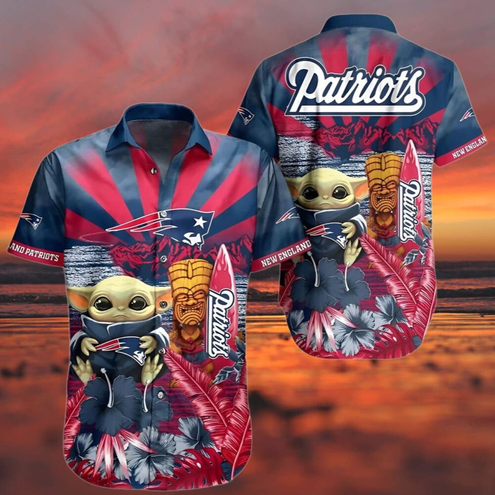 Baby Yoda New England Patriots Hawaiian Shirt NFL Gifts For Fans 3