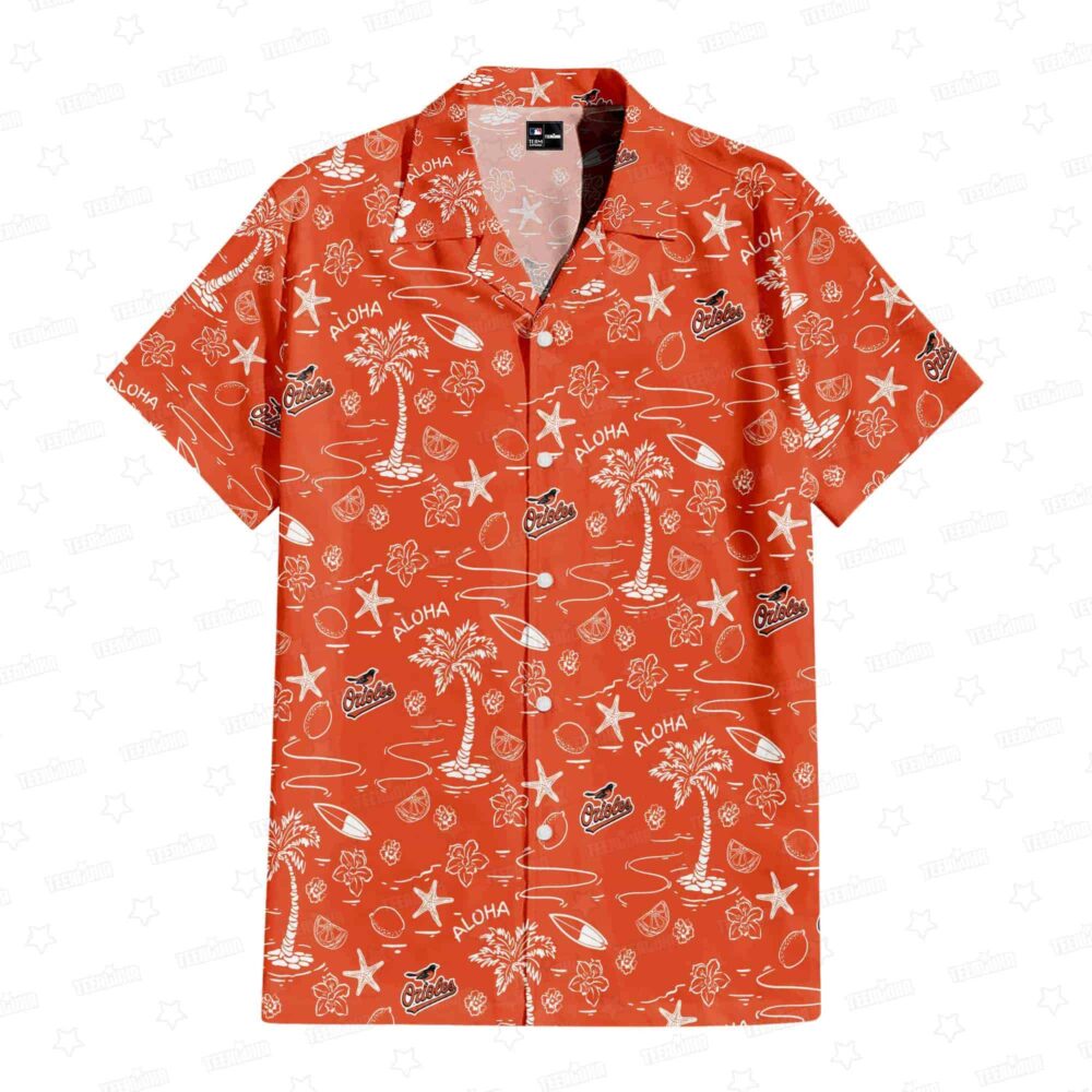 Baltimore Orioles Aloha Paradise Hawaiian Shirt MLB Aloha Shirt Gift For Fans 1