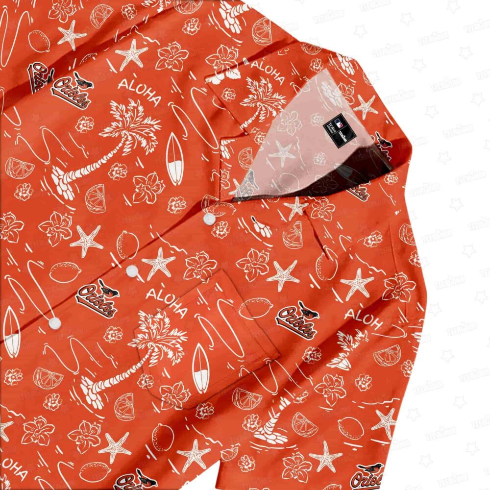 Baltimore Orioles Aloha Paradise Hawaiian Shirt MLB Aloha Shirt Gift For Fans 2