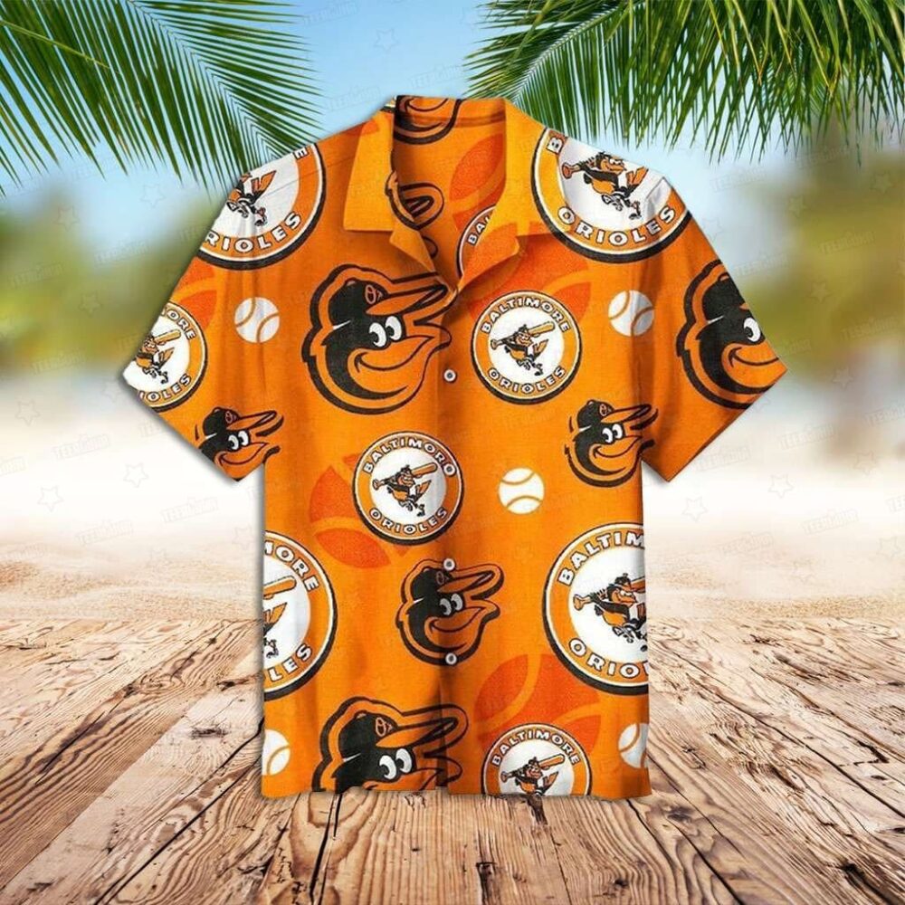 Baltimore Orioles Classic Charm Hawaiian Shirt MLB Aloha Shirt Gift For Fans 1