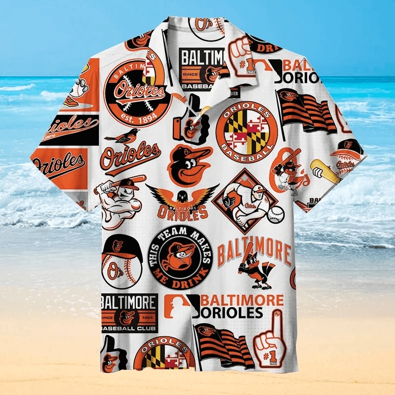 Baltimore Orioles Classic Collage Hawaiian Shirt MLB Aloha Shirt Gift For Fans 1