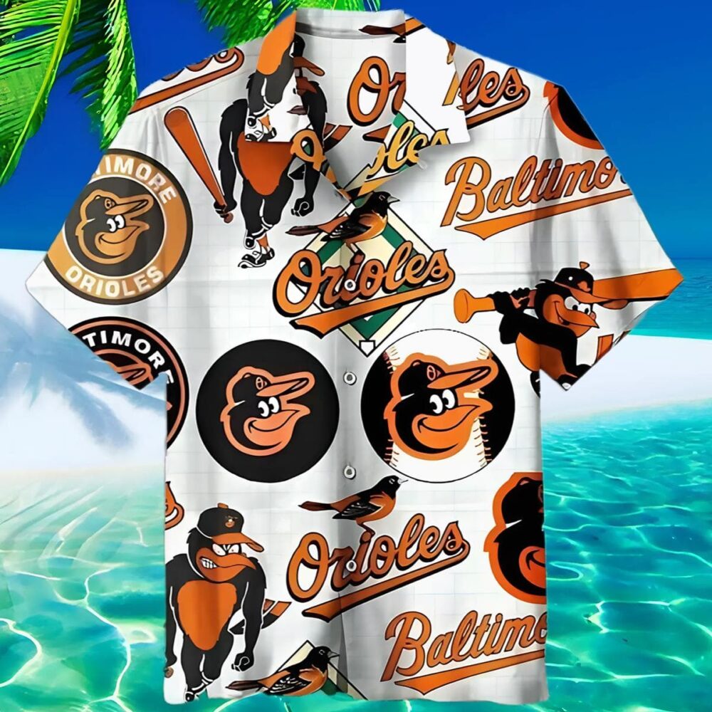 Baltimore Orioles Hawaiian Shirt Logo MLB Aloha Shirt Gift For Fans 2