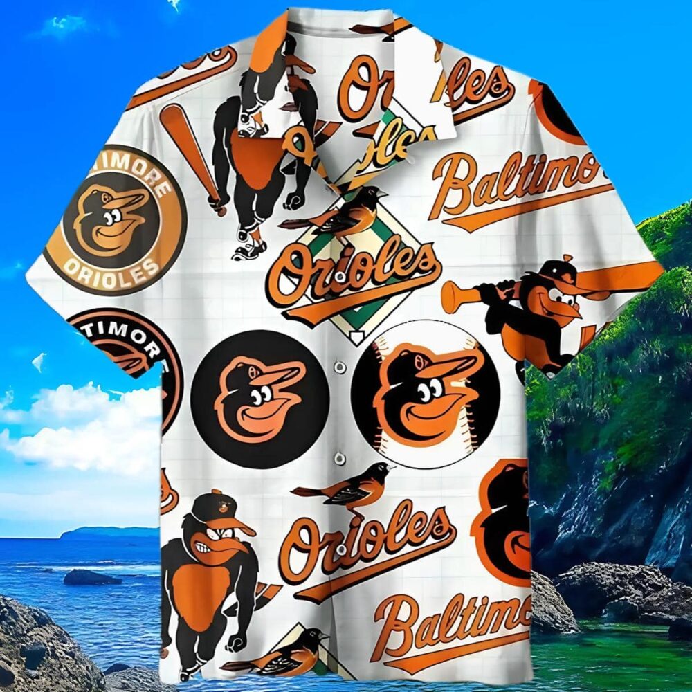 Baltimore Orioles Hawaiian Shirt Logo MLB Aloha Shirt Gift For Fans 3