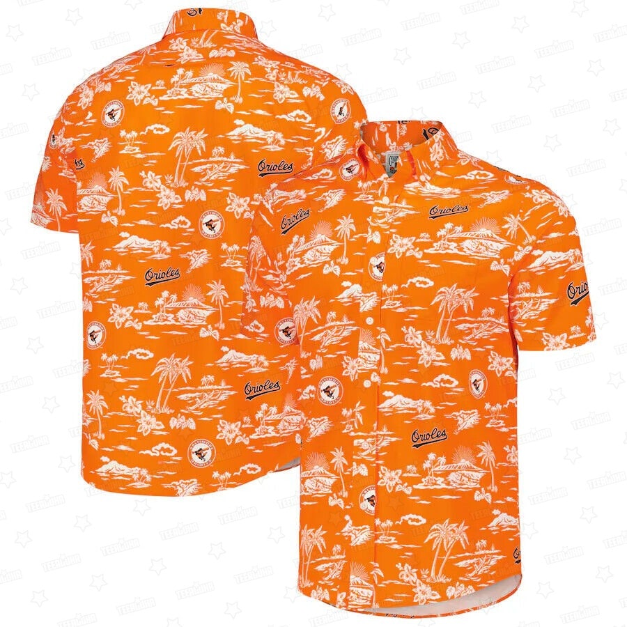 Baltimore Orioles Sunset Paradise Hawaiian Shirt MLB Aloha Shirt Gift For Fans 1