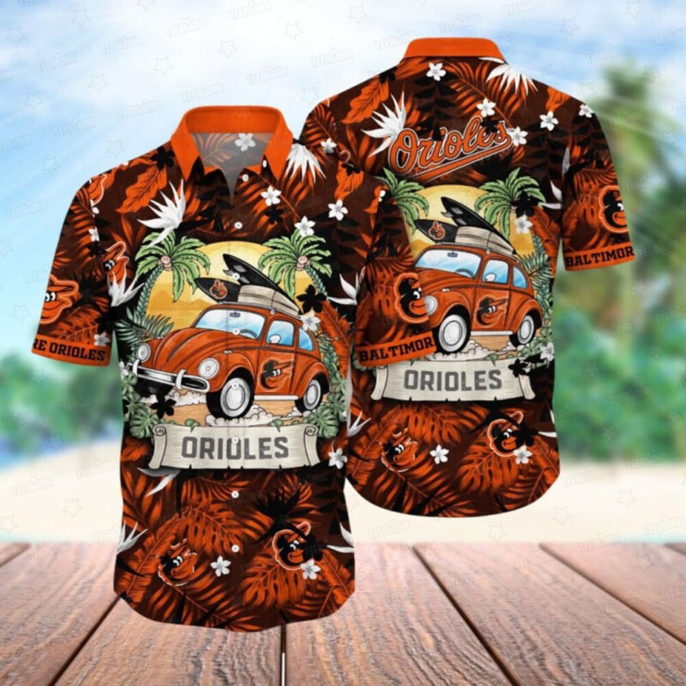 Baltimore Orioles Surf Adventure Hawaiian Shirt MLB Aloha Shirt Gift For Fans 1