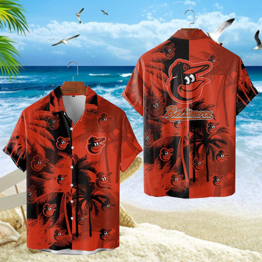 Baltimore Orioles Tropical Sunset Hawaiian Shirt MLB Aloha Shirt Gift For Fans 1