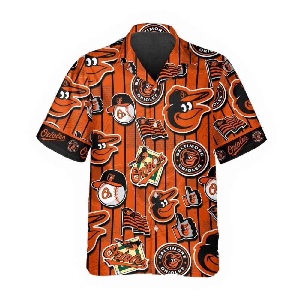 Baltimore Orioles Vintage Charm Hawaiian Shirt MLB Aloha Shirt Gift For Fans 2