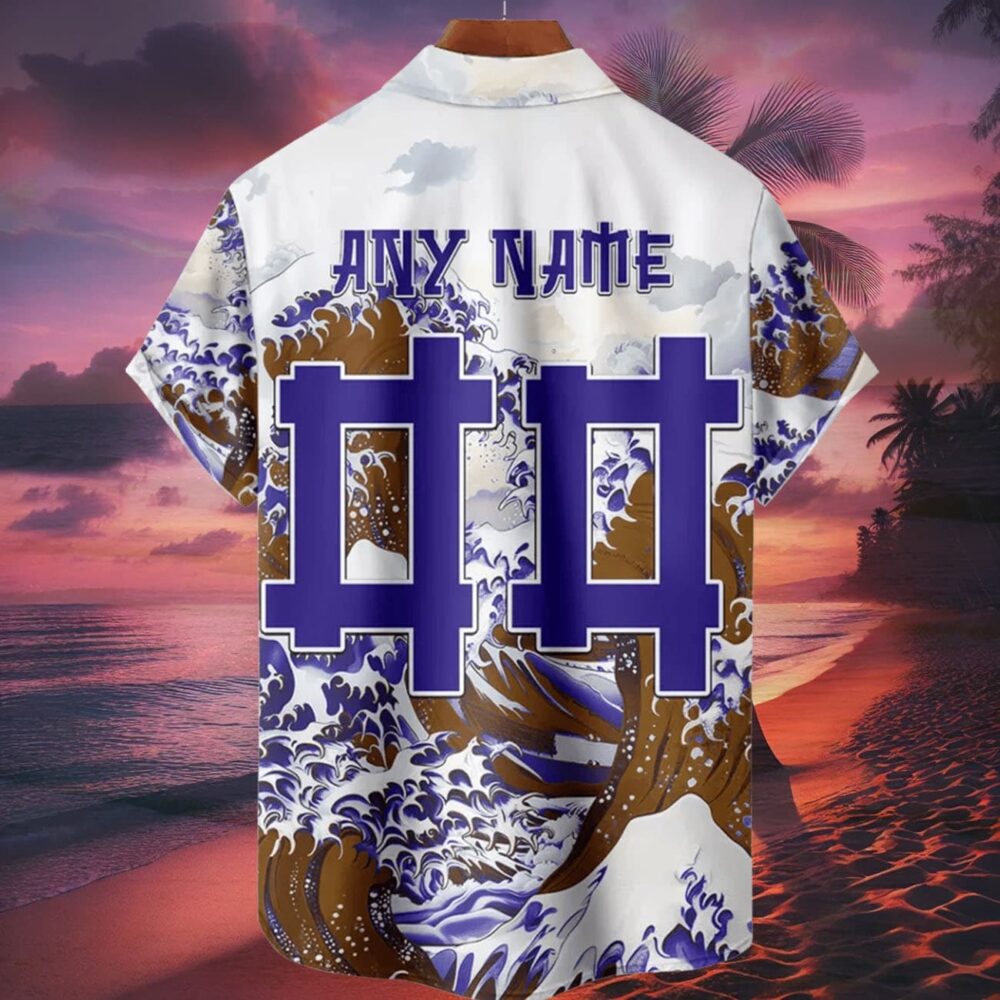 Baltimore Ravens Great Wave Hawaiian Shirt Personalized Name And Number NFL Gift For Fans 2