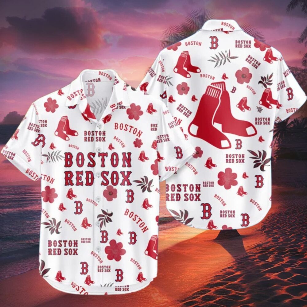 Boston Red Sox Hawaiian Shirt Tropical Beach MLB Gifts For Fans