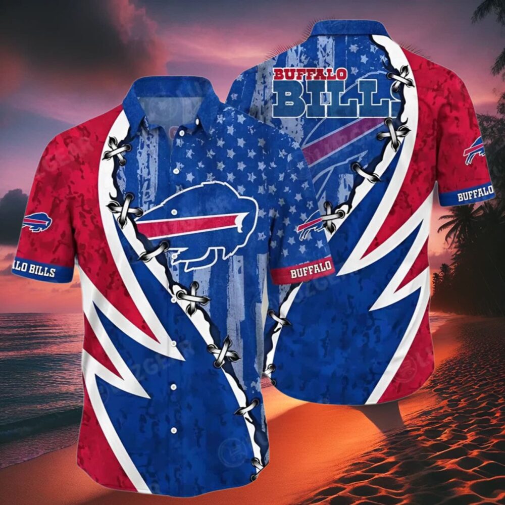 Buffalo Bills Star Spangled Hawaiian Shirt NFL Gifts For Fans 2