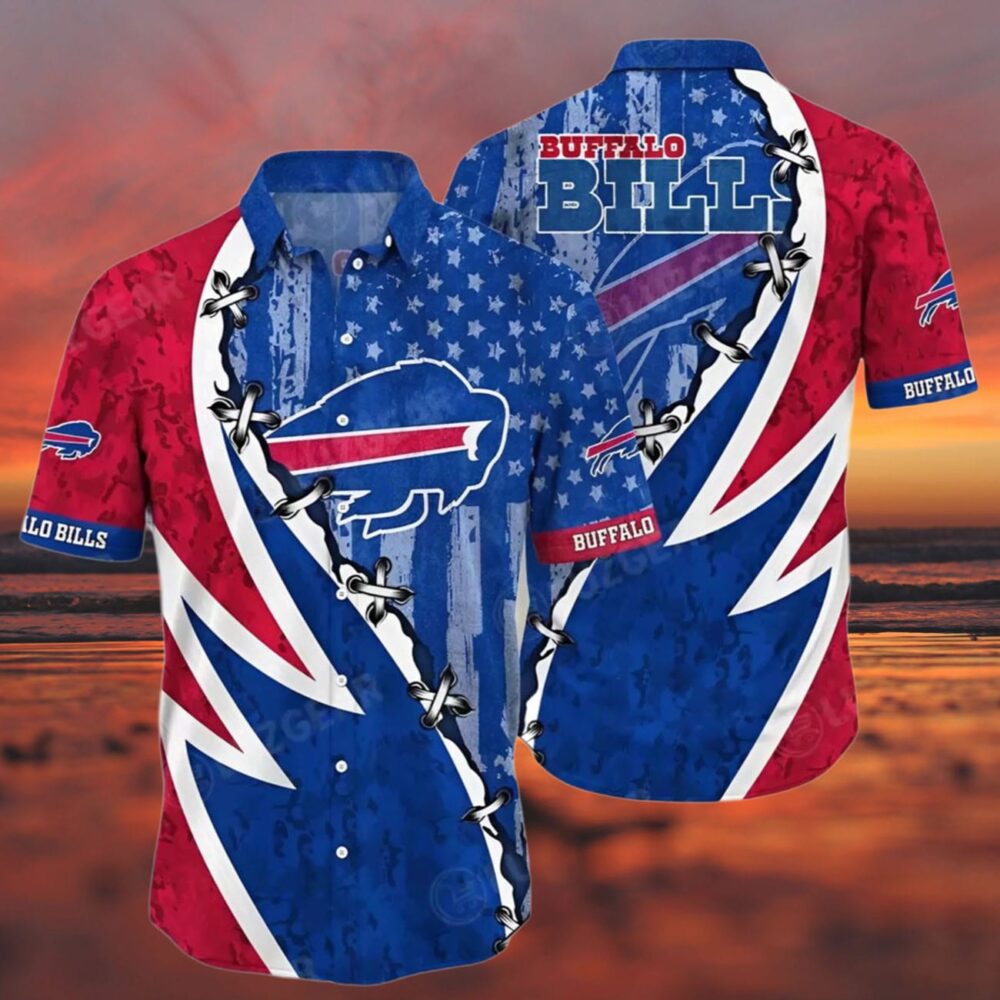 Buffalo Bills Star Spangled Hawaiian Shirt NFL Gifts For Fans 3