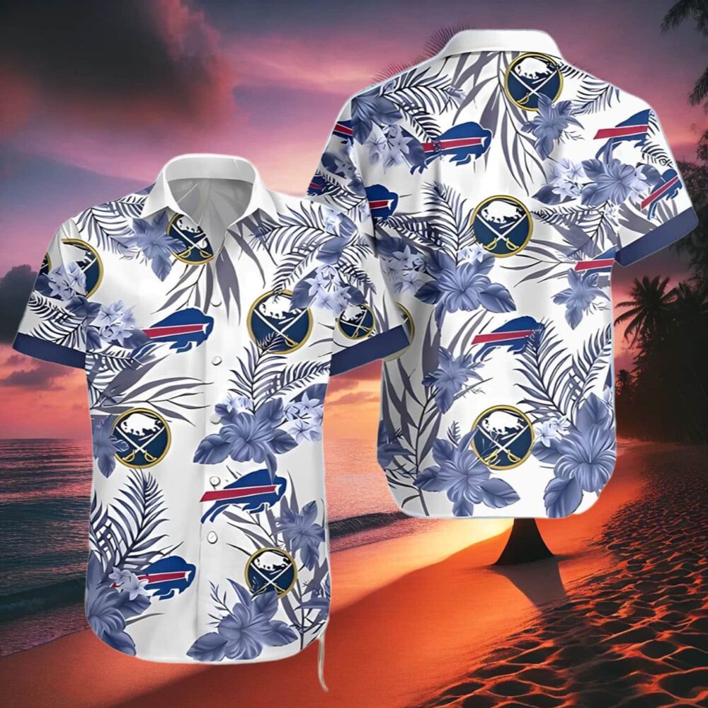 Buffalo Sabres Buffalo Bills Hawaiian Shirt NFL Gifts For Fans 2