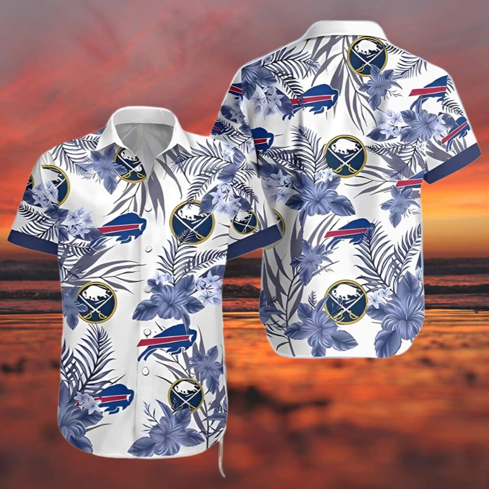 Buffalo Sabres Buffalo Bills Hawaiian Shirt NFL Gifts For Fans 3