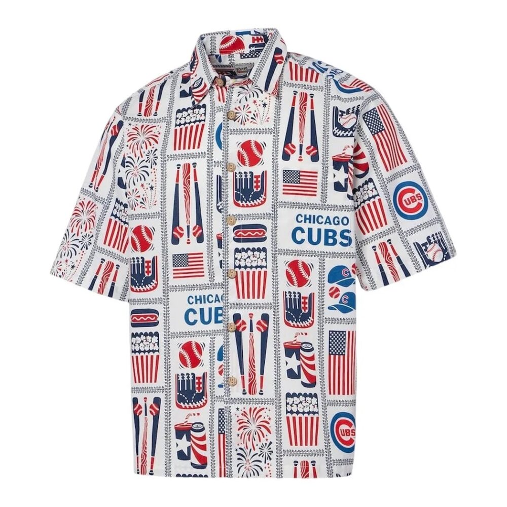 Chicago Cubs Allamerican Celebration Hawaiian Shirt MLB Aloha Shirt Gift For Fans 2