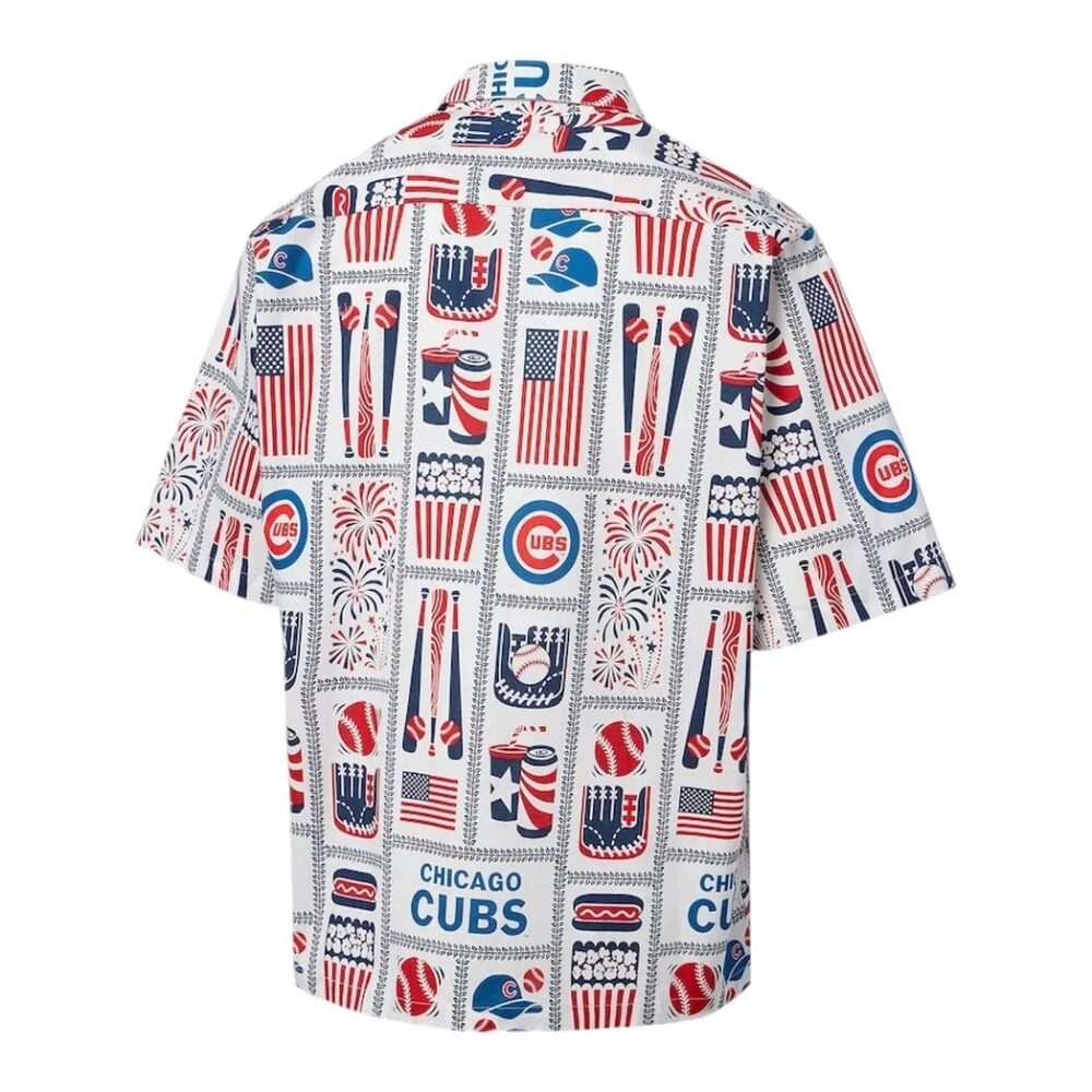 Chicago Cubs Allamerican Celebration Hawaiian Shirt MLB Aloha Shirt Gift For Fans 3