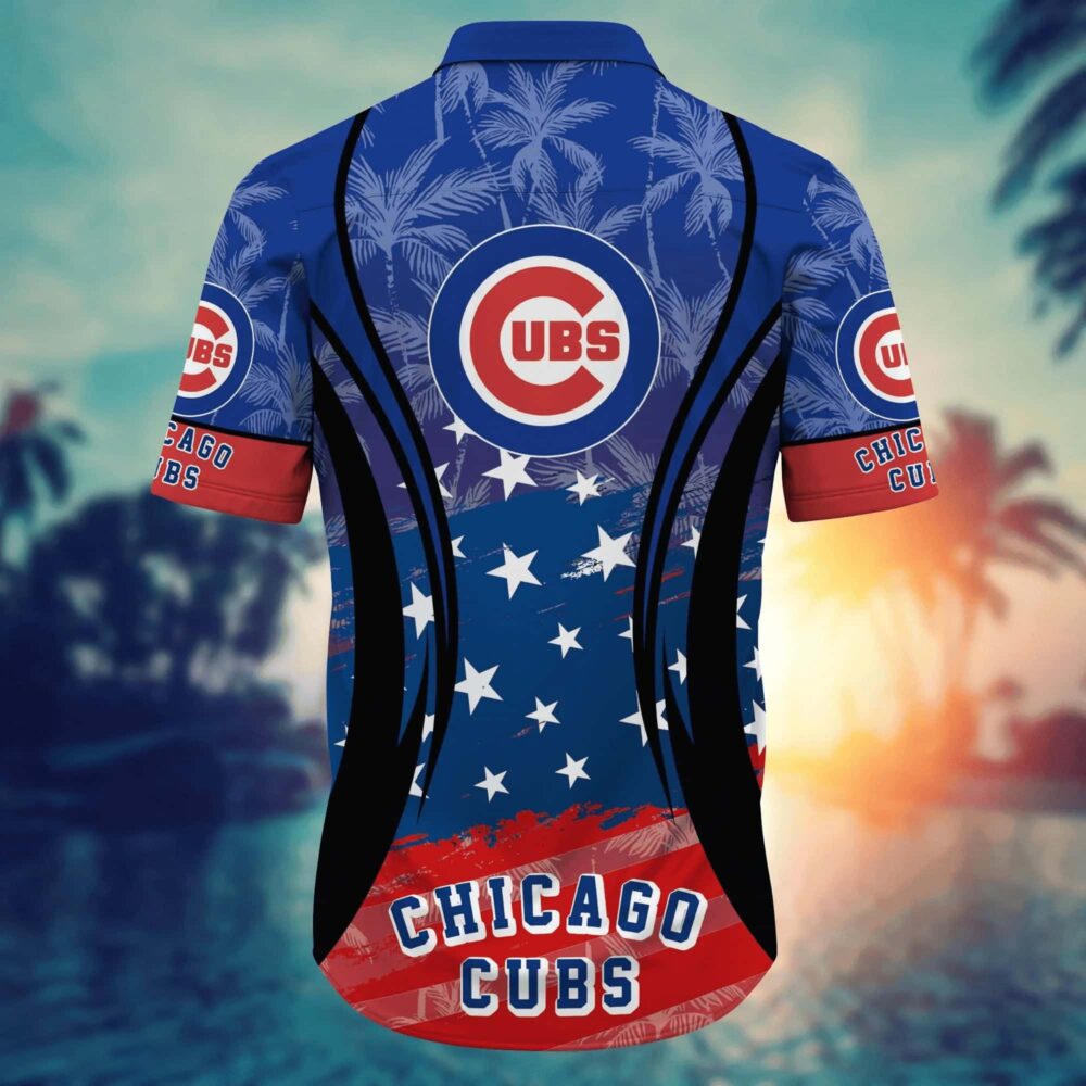 Chicago Cubs Allstar Patriot Hawaiian Shirt MLB Aloha Shirt Gift For Fans 3