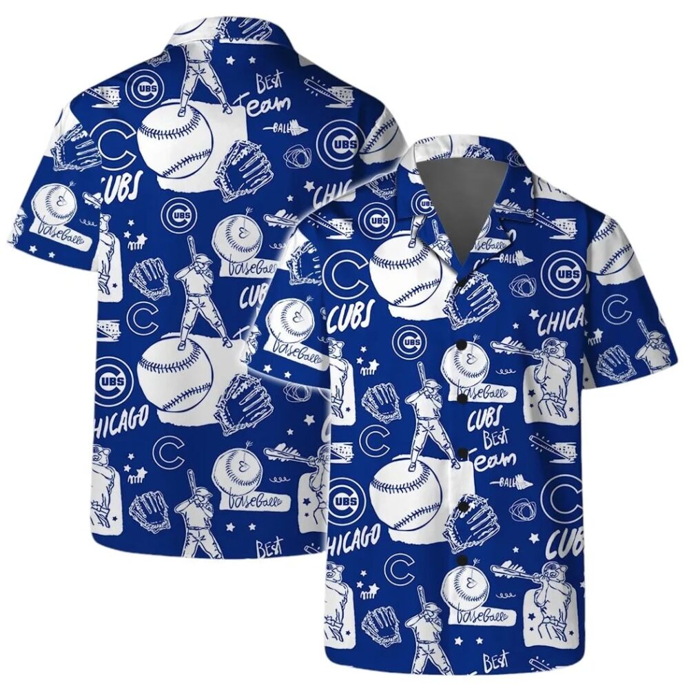 Chicago Cubs Baseball Legends Hawaiian Shirt MLB Aloha Shirt Gift For Fans 1