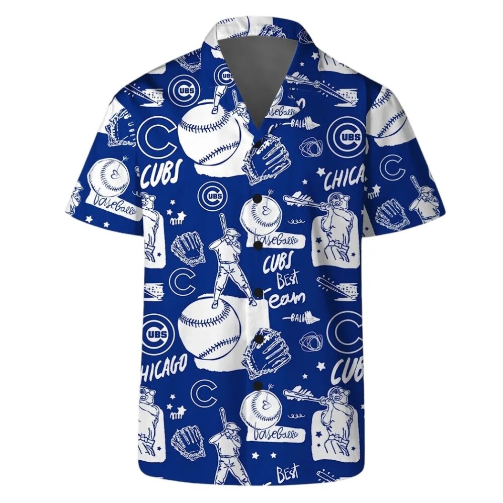 Chicago Cubs Baseball Legends Hawaiian Shirt MLB Aloha Shirt Gift For Fans 5