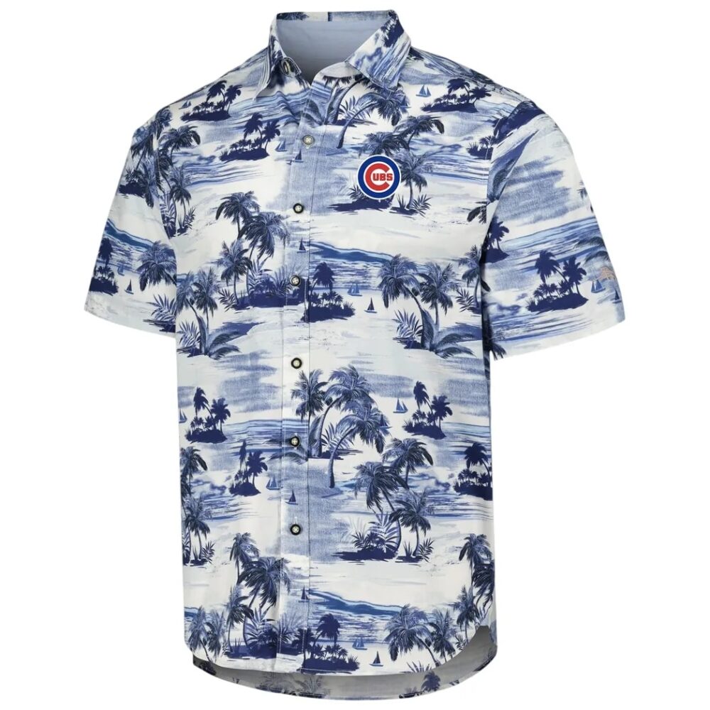 Chicago Cubs Blue Tropics Paradise Hawaiian Shirt MLB Aloha Shirt Gift For Fans 2