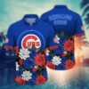 Chicago Cubs Floral Fanfare Hawaiian Shirt MLB Aloha Shirt Gift For Fans 1