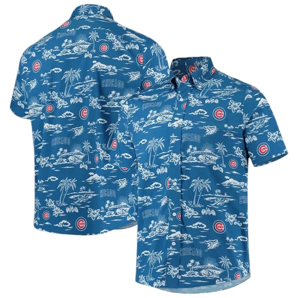 Chicago Cubs Ocean Breeze Hawaiian Shirt MLB Aloha Shirt Gift For Fans 1