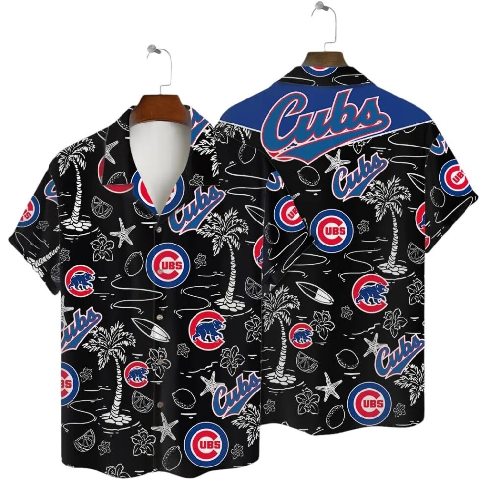 Chicago Cubs Paradise Nights Hawaiian Shirt MLB Aloha Shirt Gift For Fans 1