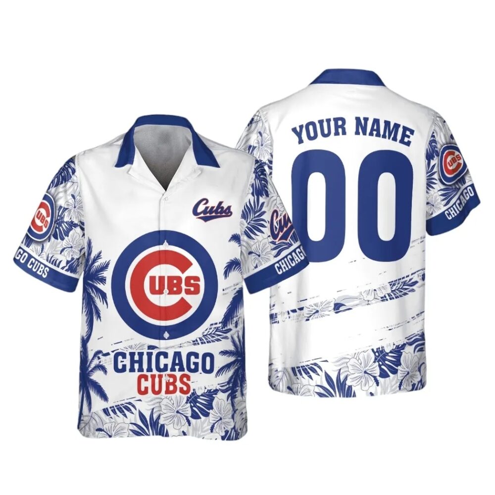 Chicago Cubs Personalized Tropical Vibe Hawaiian Shirt MLB Aloha Shirt Gift For Fans 1