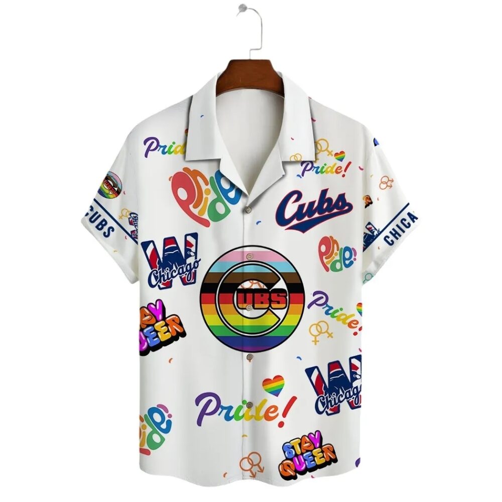 Chicago Cubs Pride Celebration Hawaiian Shirt MLB Aloha Shirt Gift For Fans 2