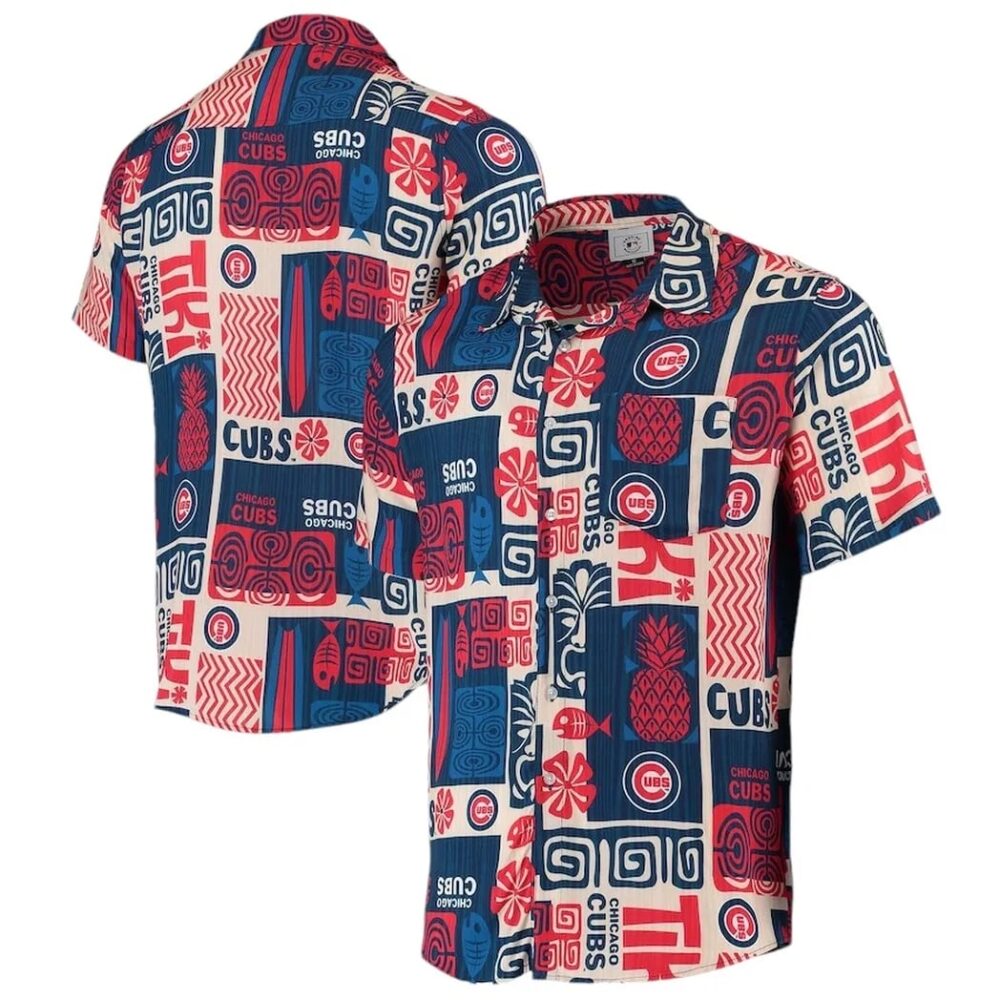 Chicago Cubs Tiki Vibes Hawaiian Shirt MLB Aloha Shirt Gift For Fans 1