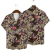 Chicago Cubs Tropical Brown Leaf Hawaiian Shirt MLB Aloha Shirt Gift For Fans 1