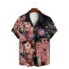 Chicago Cubs Tropical Red Floral Hawaiian Shirt MLB Aloha Shirt Gift For Fans 2