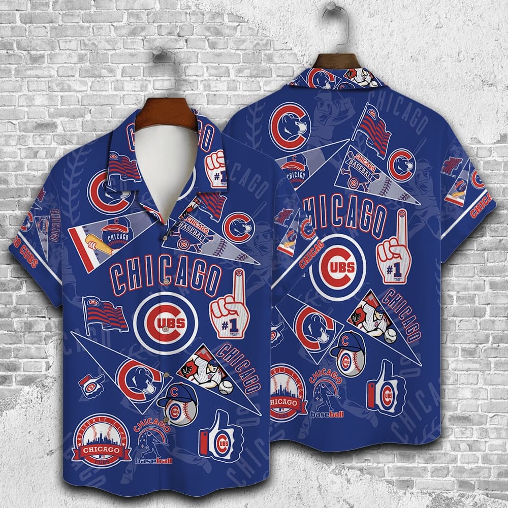 Chicago Cubs Victory Parade Hawaiian Shirt MLB Aloha Shirt Gift For Fans 1