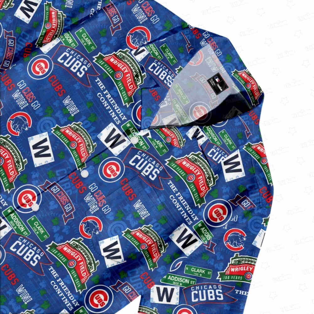 Chicago Cubs Wrigley Field Hawaiian Shirt MLB Aloha Shirt Gift For Fans 2