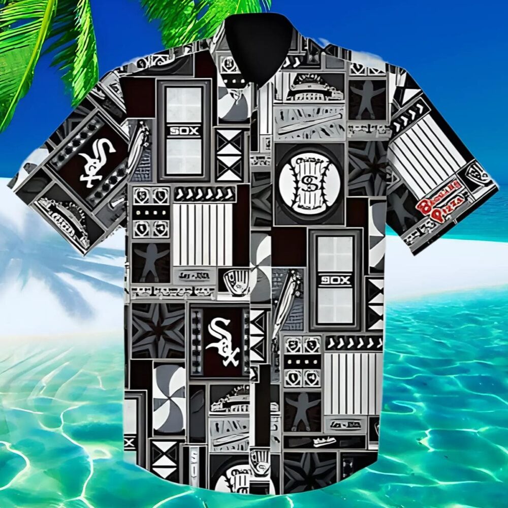 Chicago White Sox Hawaiian Shirt Stadium Giveaway Black MLB Aloha Shirt Gift For Fans 2