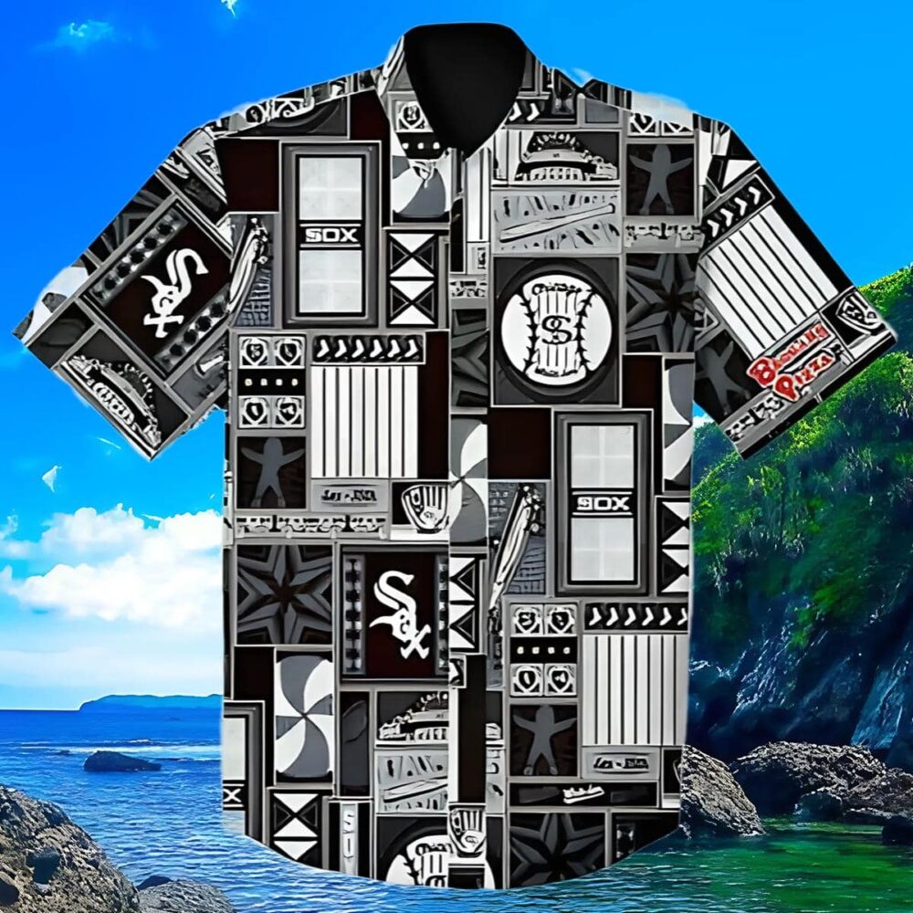 Chicago White Sox Hawaiian Shirt Stadium Giveaway Black MLB Aloha Shirt Gift For Fans 3