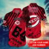 Cincinnati Reds Custom Star Power Hawaiian Shirt MLB Aloha Shirt Gift For Fans 1