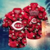 Cincinnati Reds Floral Extravaganza Hawaiian Shirt MLB Aloha Shirt Gift For Fans 1