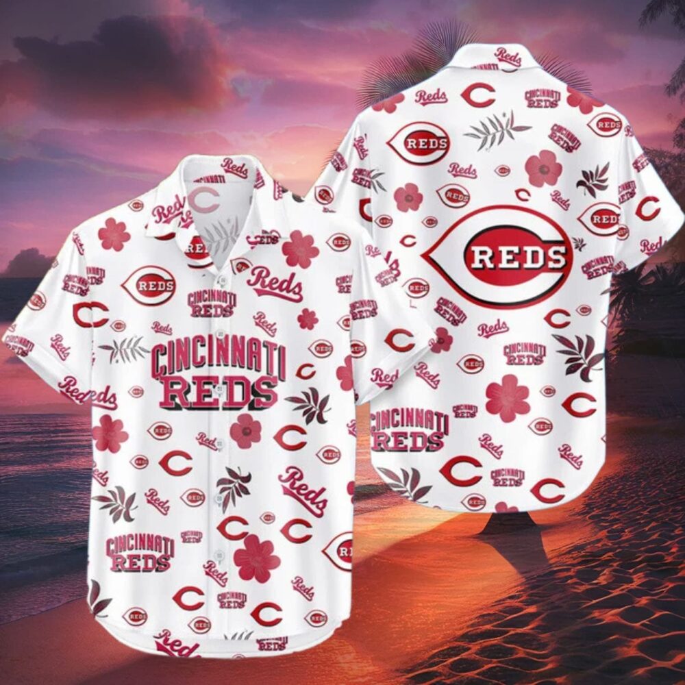 Cincinnati Reds Hawaiian Shirt Tropical Beach MLB Gifts For Fans