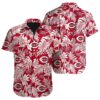 Cincinnati Reds Hawaiian Shirt Tropical Leaves Red Aloha Beachwear Gift MLB Aloha Shirt Gift For Fans 1