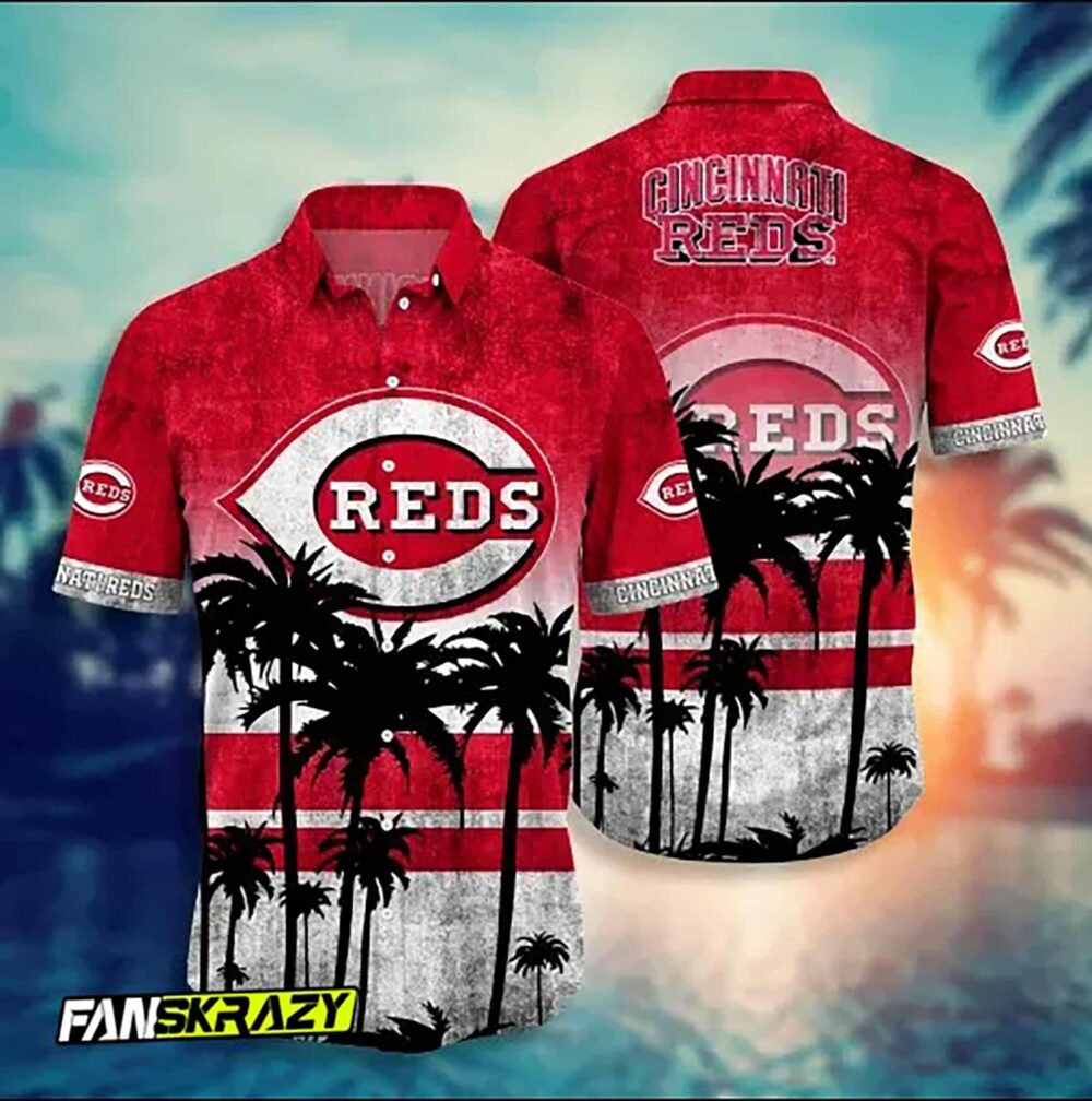 Cincinnati Reds Palm Horizon Hawaiian Shirt MLB Aloha Shirt Gift For Fans 1