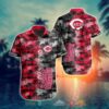 Cincinnati Reds Sunset Grid Hawaiian Shirt MLB Aloha Shirt Gift For Fans 1