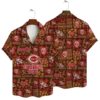 Cincinnati Reds Tribal Patchwork Hawaiian Shirt MLB Aloha Shirt Gift For Fans 1